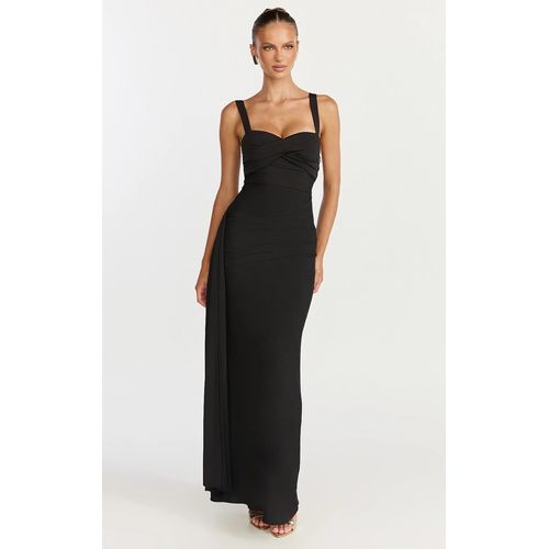 Roxanne Maxi Dress - Sweetheart Neck Gathered Bodycon Dress