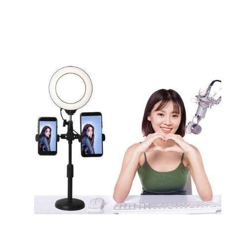 6 Inch Selfie Led Ring Light Stand Tiktok Zoom YouTube
