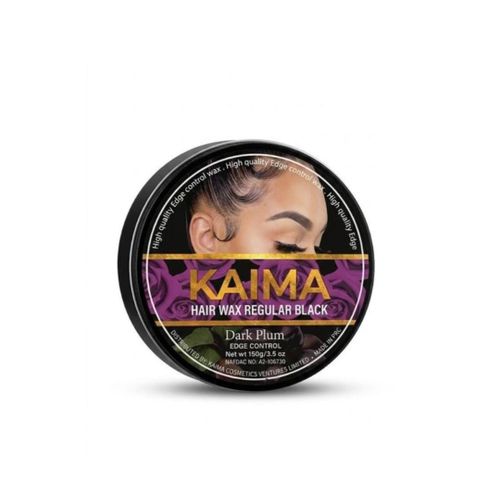 Hair Wax Regular Black – Dark Plum Edge Control for Sleek Styling