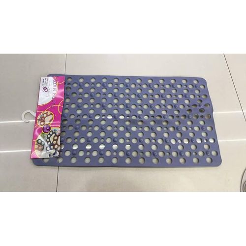 1 Unique Square Hole Super Absorbent Shower Bath Mat Bathroom Rug Anti-Slip mat