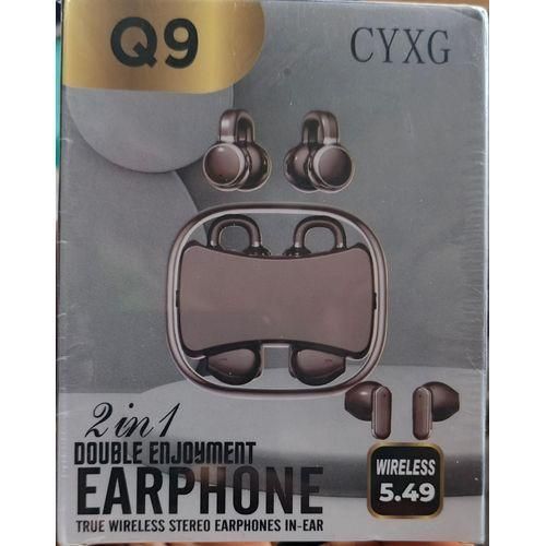 Q9 2 in 1 Double Enjoyment Wireless EarBuds