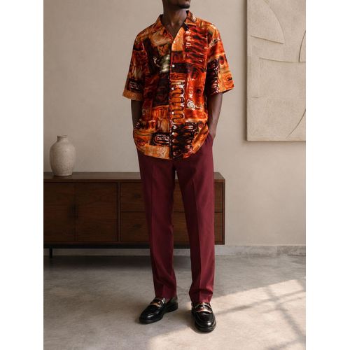 Vintage T-shirt and trusers for men