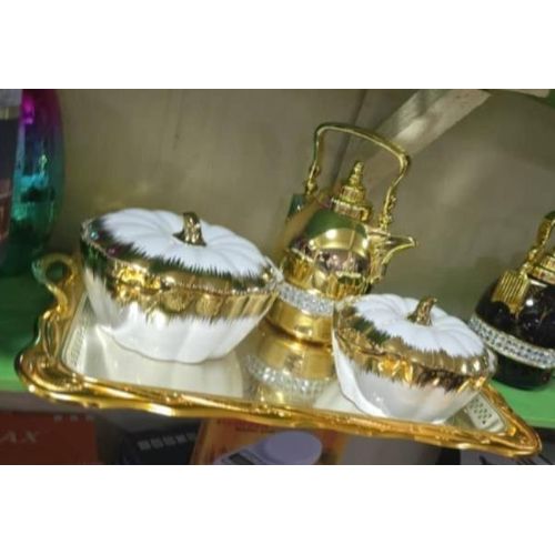 Fancy Complete Serving Dish set With Tray