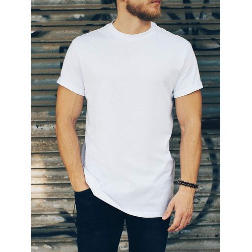 Plain White T-shirt Round Neck Polo