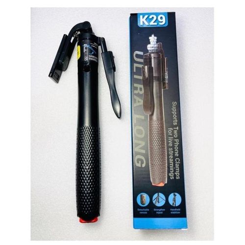 K29 Ultra Long Bluetooth Selfie Stick Tripod with Detachable Remote