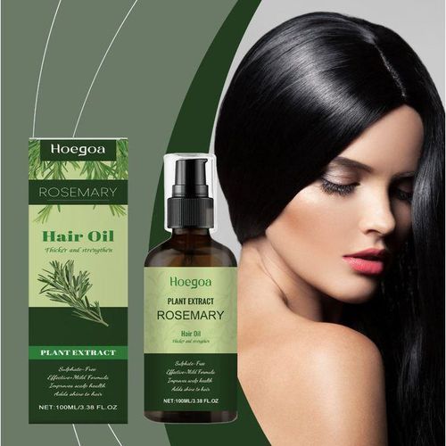 Rapid Hair Growth Rosemary Essential Hair Growth Skin Care Oil Scalp Repair, Rosemary Hair Oil Plant Extract for Thick and Hair Strength Oil Serum, Scalp Repair Hair Oil for Scalp Treatment thick and Strong Hair 100ml