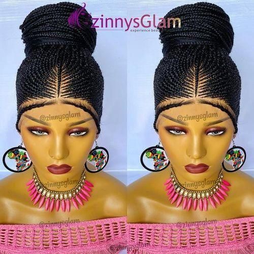 Box braid Ghana Weaving Braided Wig