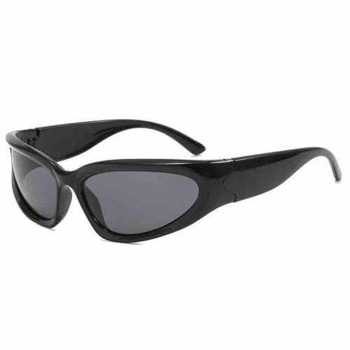 Trendy Y2K Futuristic Wrap-Around Sunglasses – UV Protection Cyberpunk Shades for Men & Womman