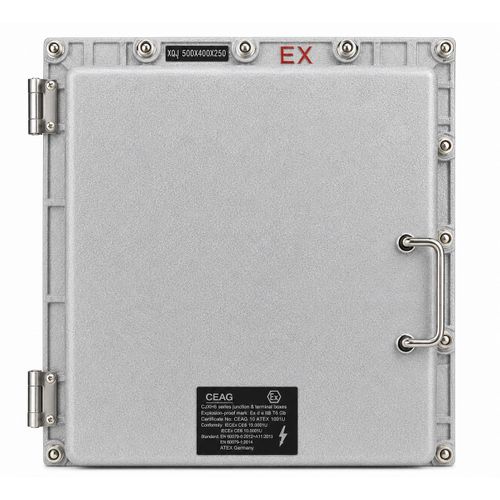 CEAG ATEX Rated 316L Enclosure Cast Steel Box 500x400x250 Dimension