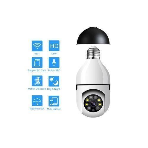 Share this product 3MP PTZ Wifi IP Mini Camera E27 Bulb Security Surveillance Smart Home Monitoring CCTV LED IR Light