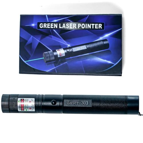 Green Laser Pointer. 303 High Power Star Laser Light With 18650 Battery and Charger