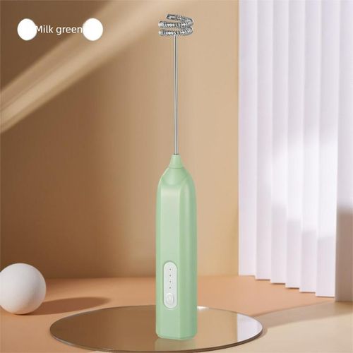 Mini Milk Frother USB Rechargeable 3 Speeds Foam Maker Coffee Whisk Mixer Electric Handle Blender Egg Beater Hot Cooking Tools