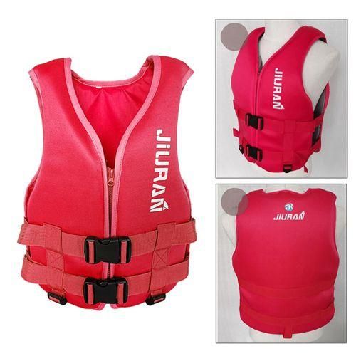 Life Jacket Vest Neoprene Buoy Aids Floatation Device Red XS