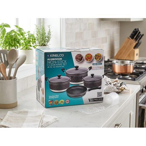 Cookware Set-- Non Stick Pot Set (3 Pieces) + 1 Frying Pan SIZES 20/22/24/24cm