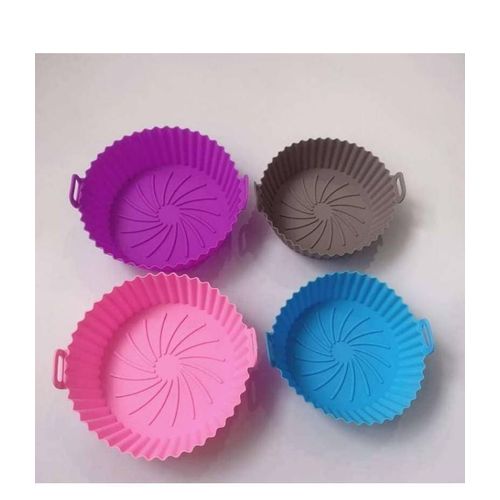 6 pieces of silicon airfryer liner