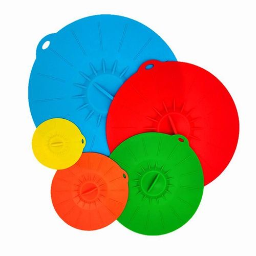 Premium Food-Grade Silicone Suction Lid – Reusable, Airtight & Heat-Resistant Cover with Easy-Lift Handle (15/20/26cm) for Bowls, Plates & Pots