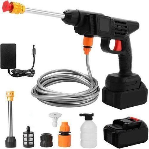 Cordless Pressure Gun Washer, Portable High Power Washer Gun - Rechargeable/ High Pressure Water Spray Gun Car Washer & Cleaner Garden Washer 48V