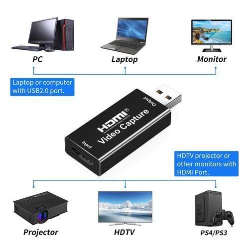 Original HDMI to USB Video Capture Card For Live Streaming Record-1080P