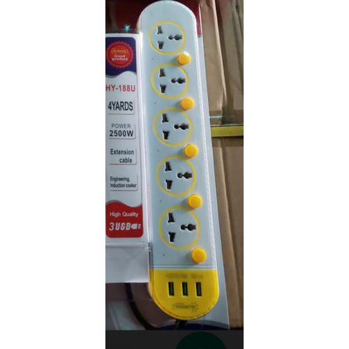 Electrical SOCKET Extention Box With USB PORT,