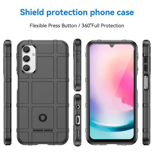 For Samsung Galaxy A34 Cover Shockproof Rugged Shield Soft Matte Armor Case