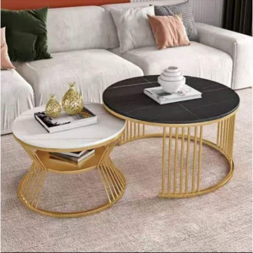 REAL MARBLE TWIN CENTER TABLE
