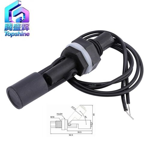Plastic PP float switch duck mouth float switch small float switch liquid level switch side float ball