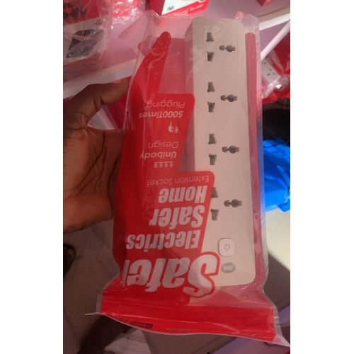 4-Way Universal Extension Socket with Master Power Switch (3M Cable)