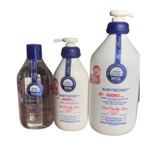 Baby oil 440ml + Amino acid lotion 400ml & Wash 1000ml