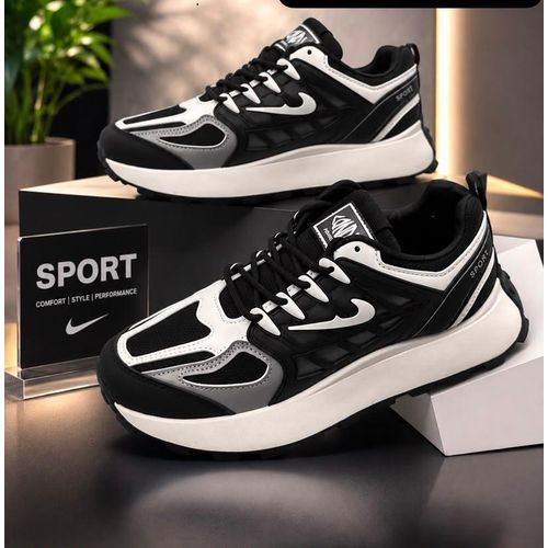 Men’s Black and White sports Sneakers