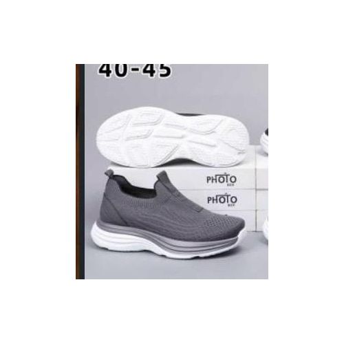 Men's running shoes slip-on Walking canvas