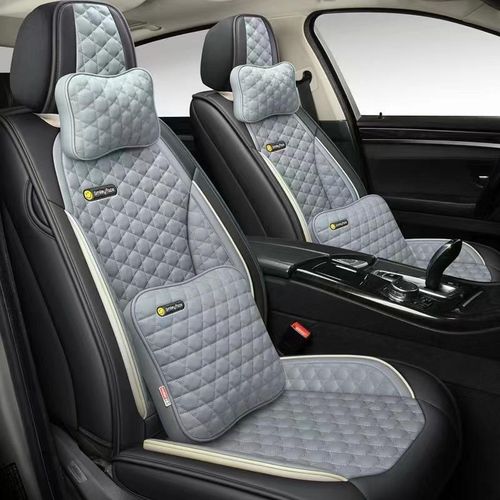 Pure leather smiles car seat cover suitable for cars and suv