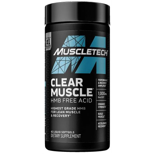 Clear Muscle Post Workout Muscle Recovery Softgel Supplement, 42ct