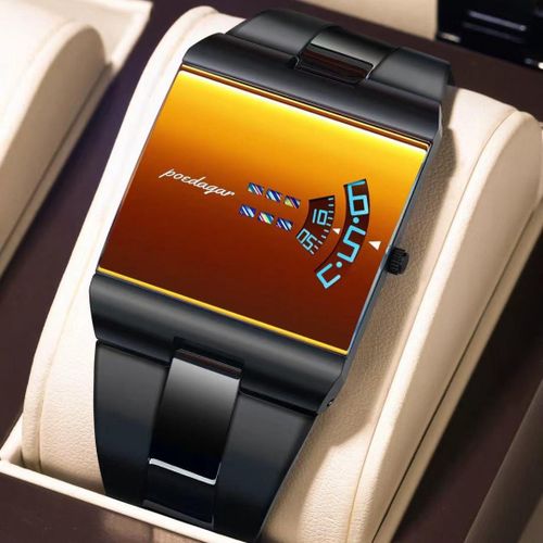 Best Quality Waterproof Fashion Black Style Chronograph WristWatch For Real Legend