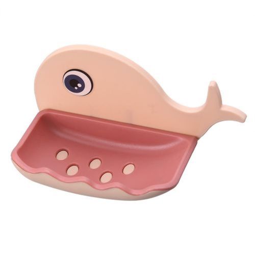 Whale Shaped Soap Holder Rack -Pink