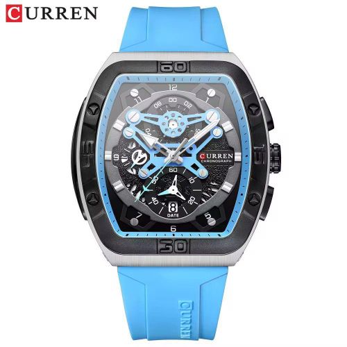 Sophisticated Luxury & Unique Luxurious Elegant Rubber Wrist Watch For Rugged Big Men
