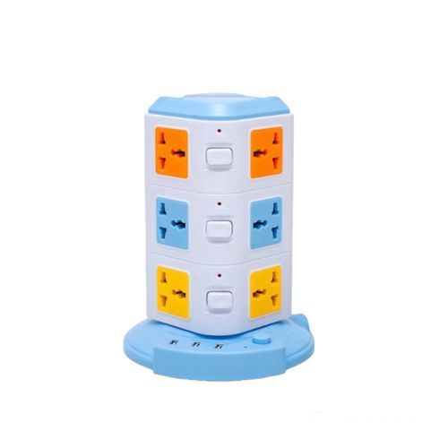 Usb Power 12 Port USB 3 Port AC Well Spaced Original Intelligent Surge Protect Power Socket