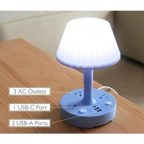 Extension Sockets with Table/Bedside lamp.