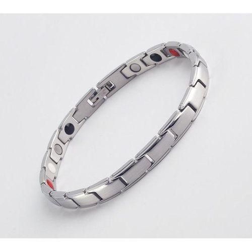 Unisex Creative Magnetic Hand Chain Jewelry Bracelet Silver