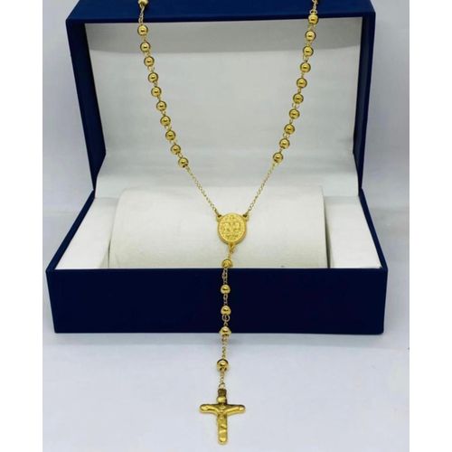Gold stainless steel rosary