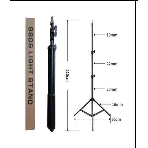 Heavy Duty BIG & Strong Adjustable Multifunctional Stainless Steel Photography Tripod Light Stand, 9.19 Feet/2.8m Studio Lighting Tripod For Speedlight, Strobe Light, Softbox, Umbrella