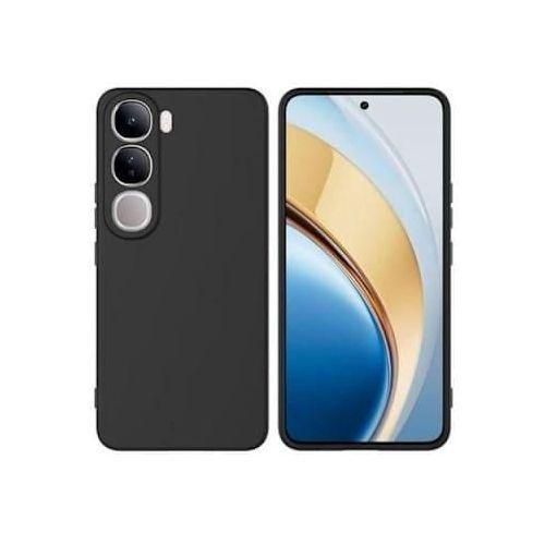 Silicone Back Case For Vivo Y 19s - Black