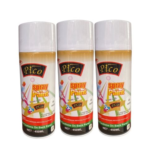 All Purpose Spray Paint - White - 3Pcs