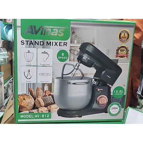 128L 6 Speed Stand Mixer - 2200W
