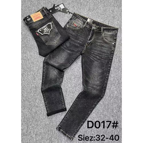 Luxury Non Fade Black Jean For Men
