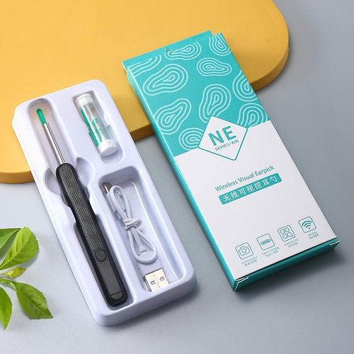Rechargeable Ear Wax Removal with Smart Wifi Visual HD screen Camera