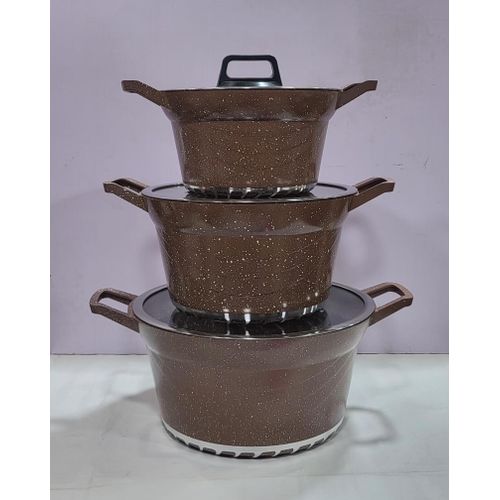 6 Piece Marble Cookware Set