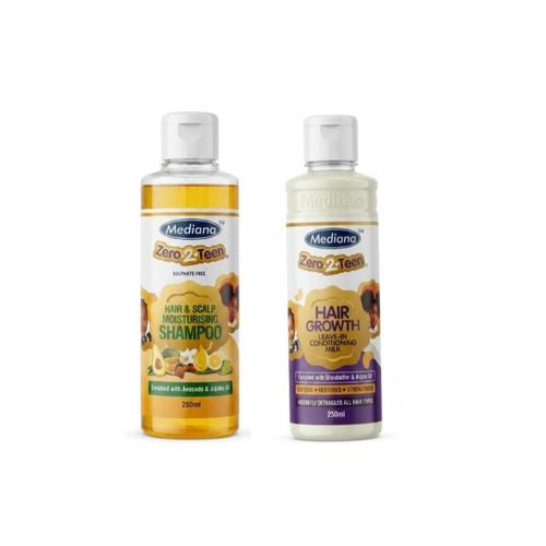 Zero2teen Hair & Scalp Nourishing shampoo & leave in conditioner