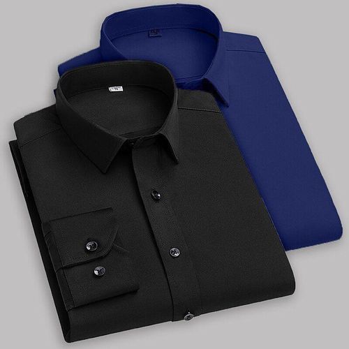 2in1 Plain Long Sleeve Shirt For Unisex