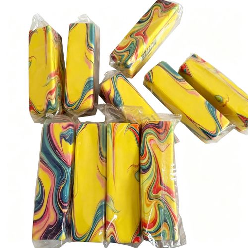 1pc Colorful Butter Shaped Stress Relief Toy Slow Recovery Sensory Squeeze Fidget Gift for Adults Desk Decor