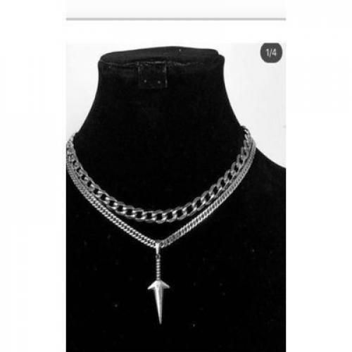 Pendant With Cuban Link Chain